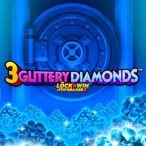 3 Glittery Diamonds game by PearFiction Studios – logo hosted on DuoSpin Casino
