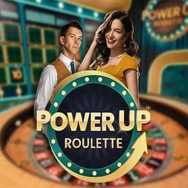 PowerUP Roulette online game logo by Pragmatic Play on duosspin.it