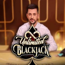 Unlimited Blackjack logo – Live Casino by Ezugi at DuoSpin Casino